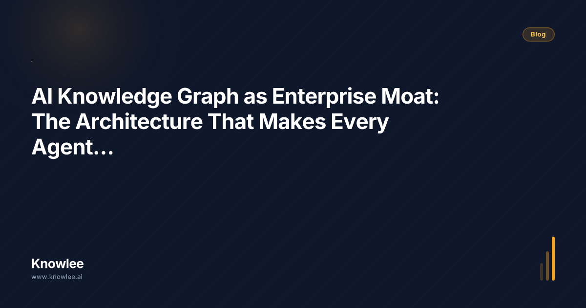 AI Knowledge Graph as Enterprise Moat: The Architecture That Makes ...